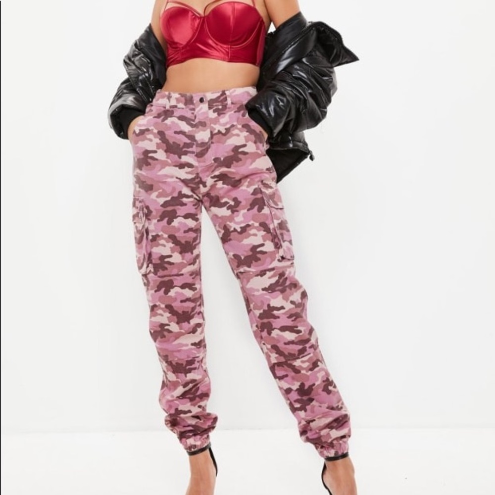 Missguided camo pants sold out online
